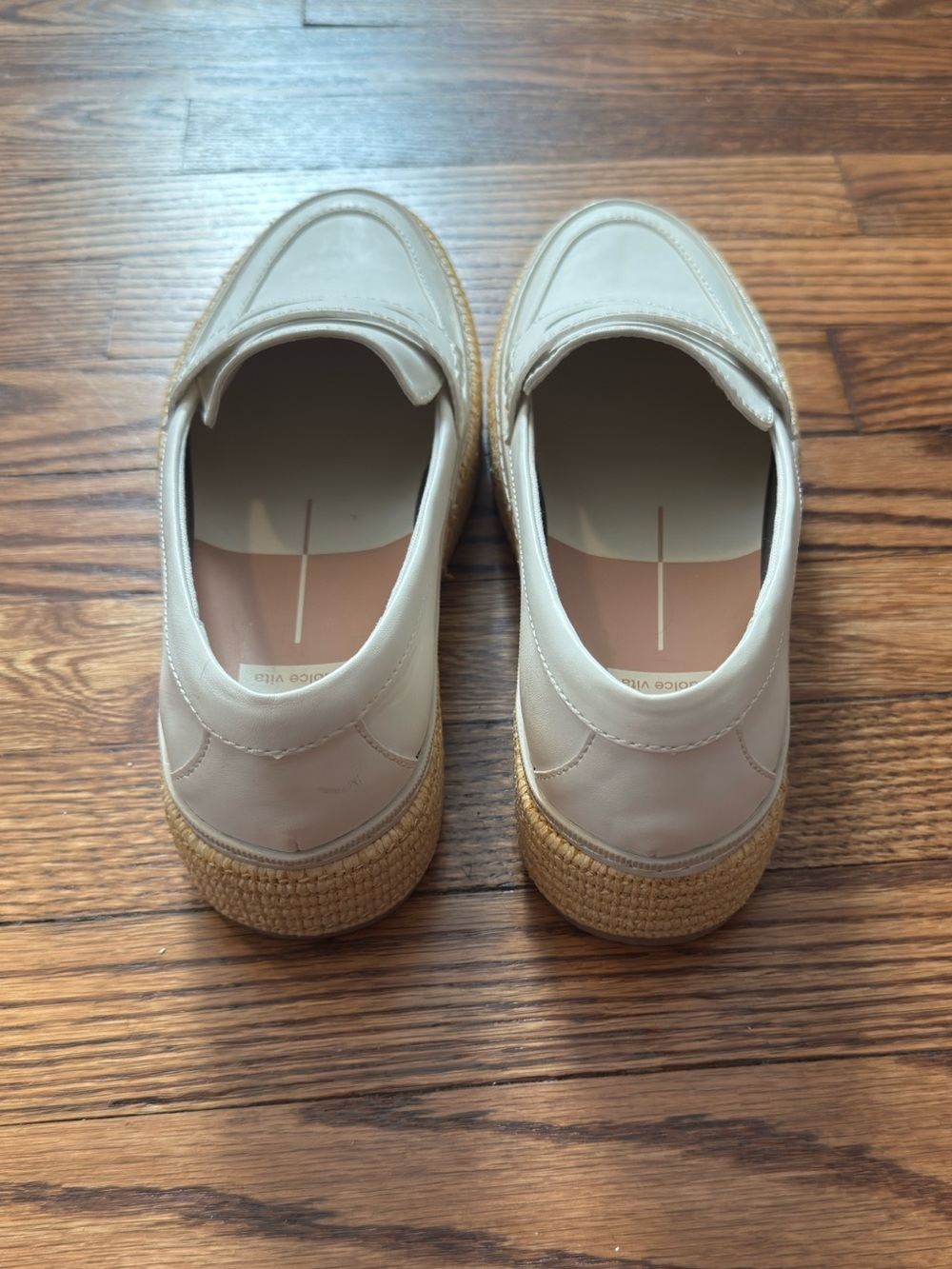 Dolce Vita Size 8 Platform Cream Loafers - Picture 5 of 5